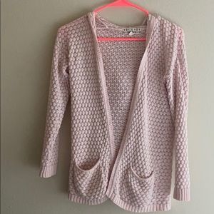 Pink cardigan